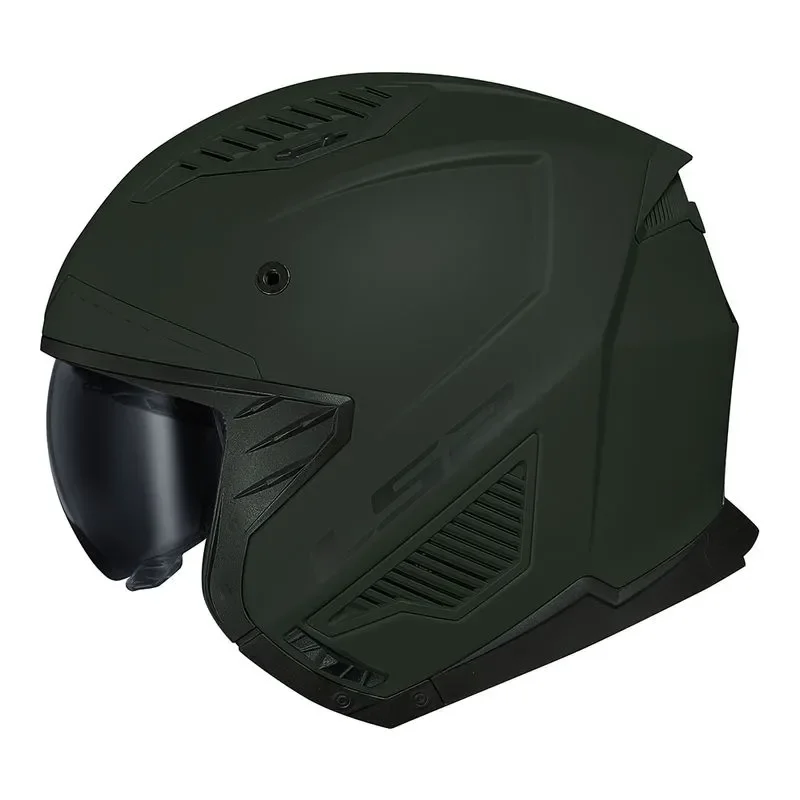 Capacete LS2 OF606 Drifter Monocolor Verde Militar Fosco
